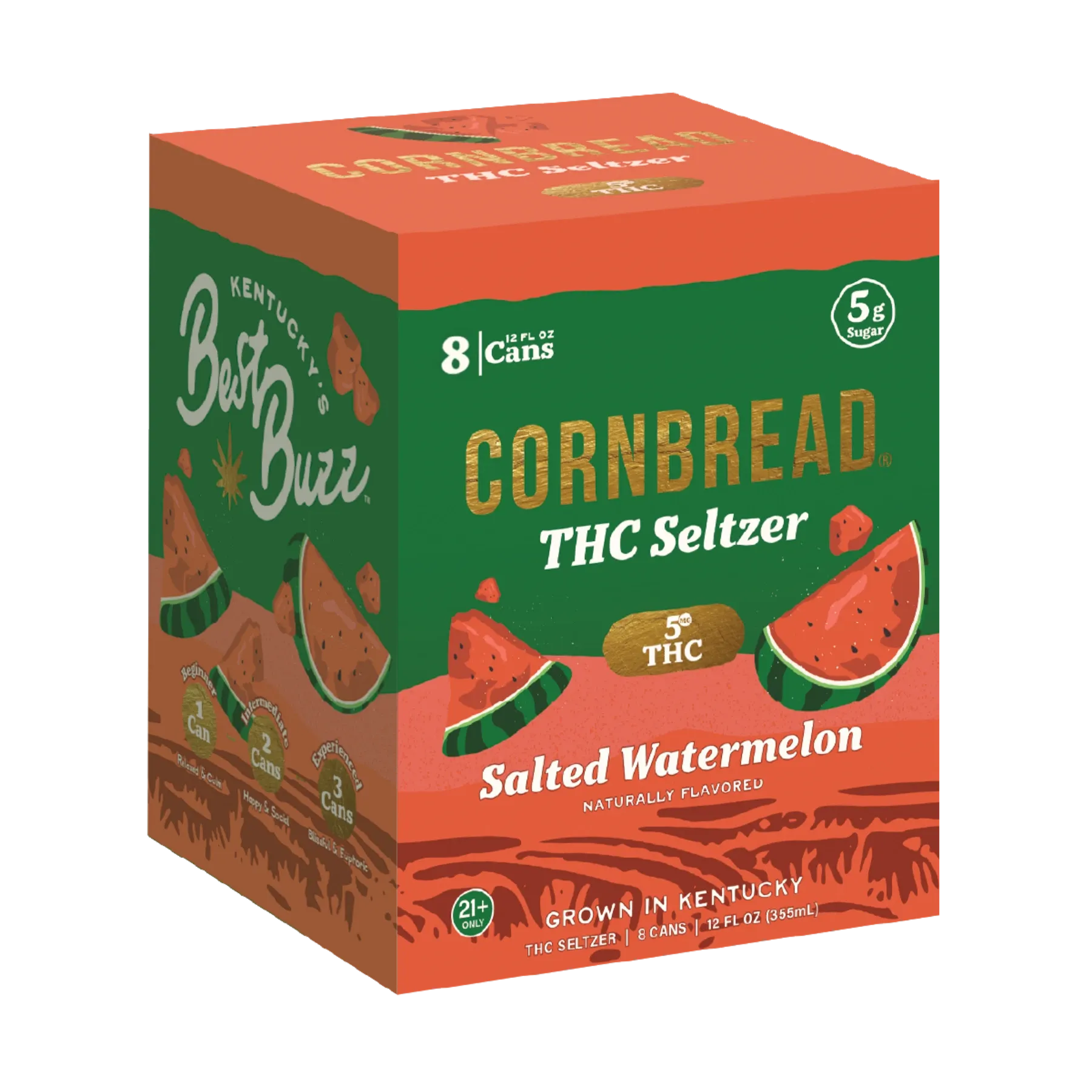 Salted Watermelon THC Seltzer