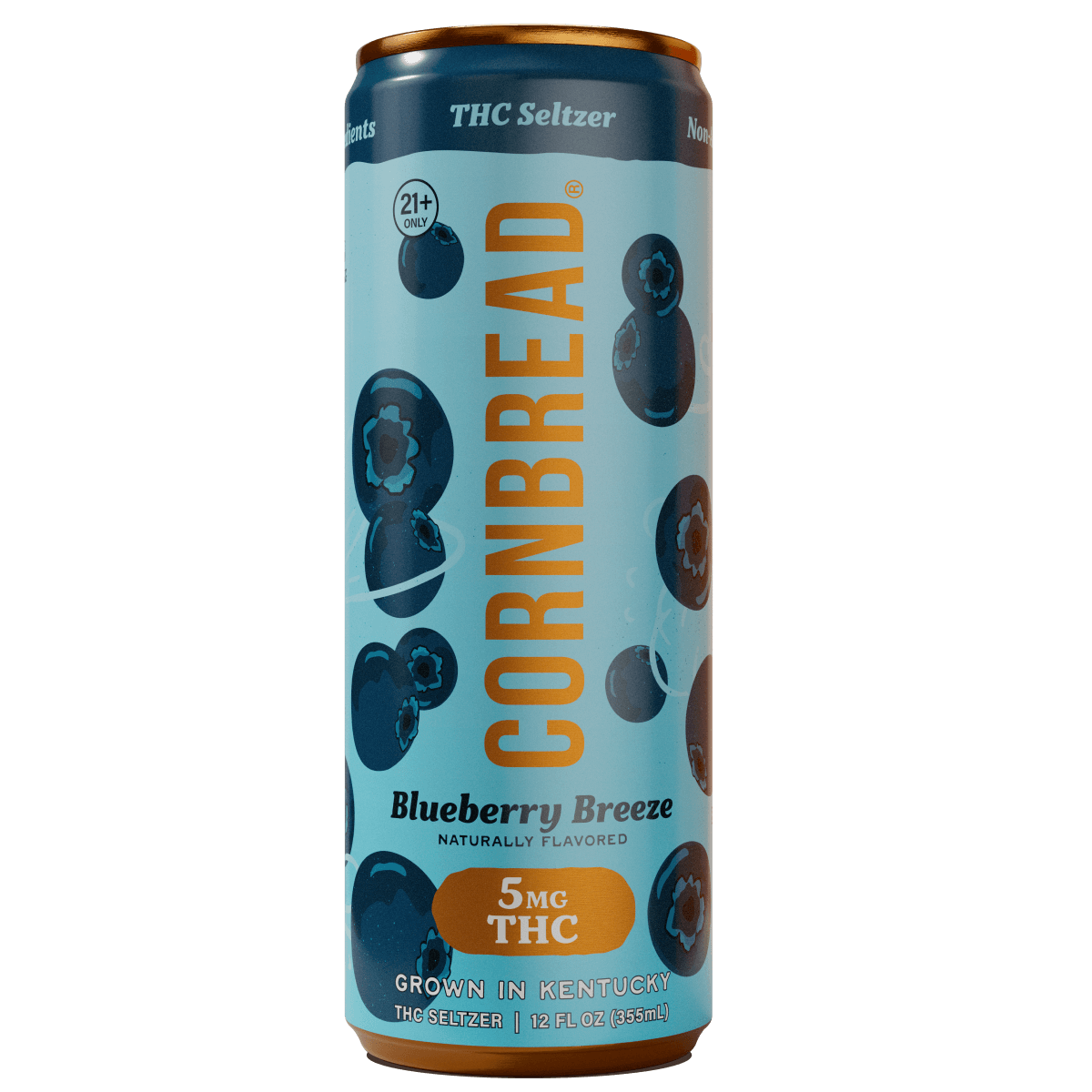 Blueberry Breeze THC Seltzer, 5mg - 24ct Case