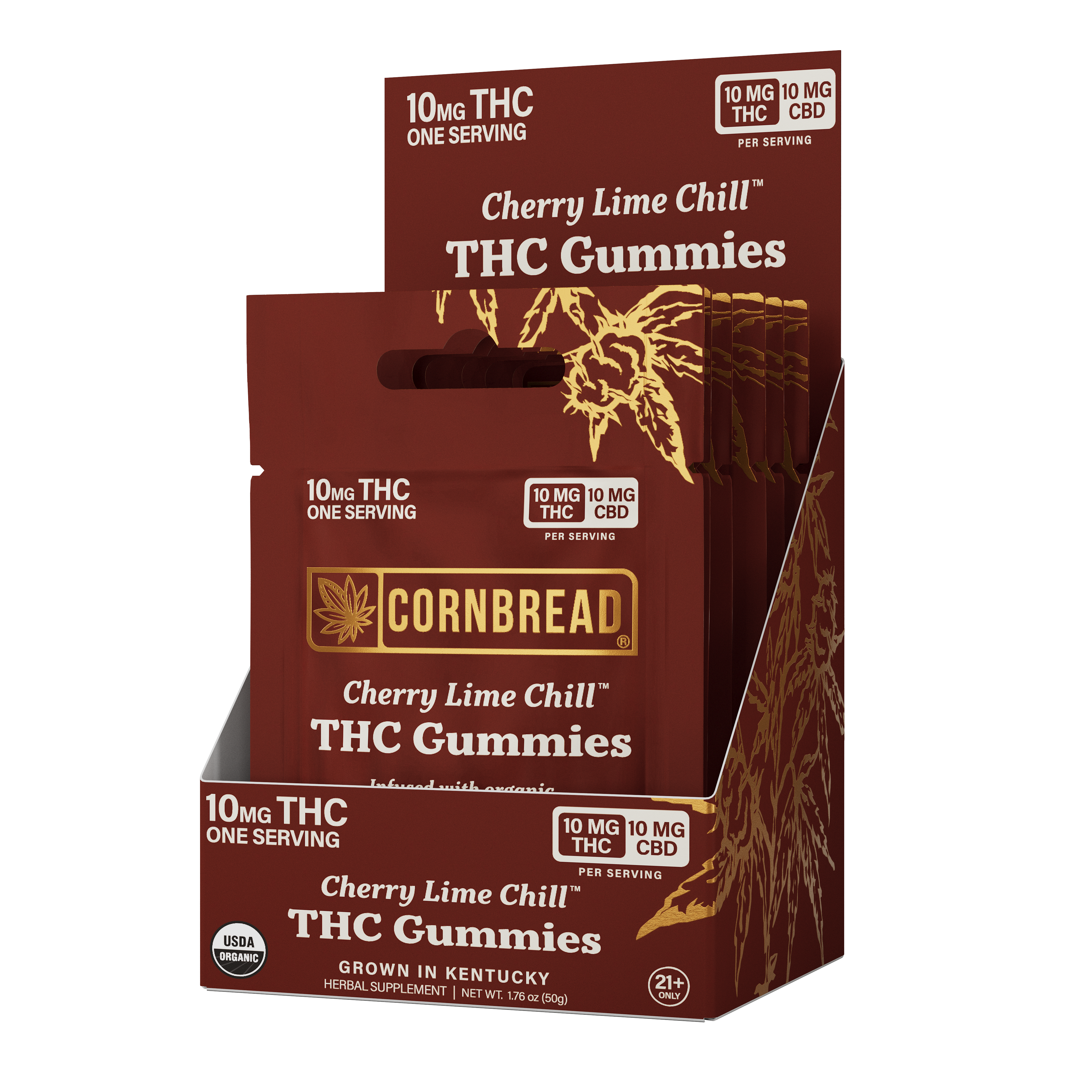 THC Gummies Cherry Lime Chill Sachet Box