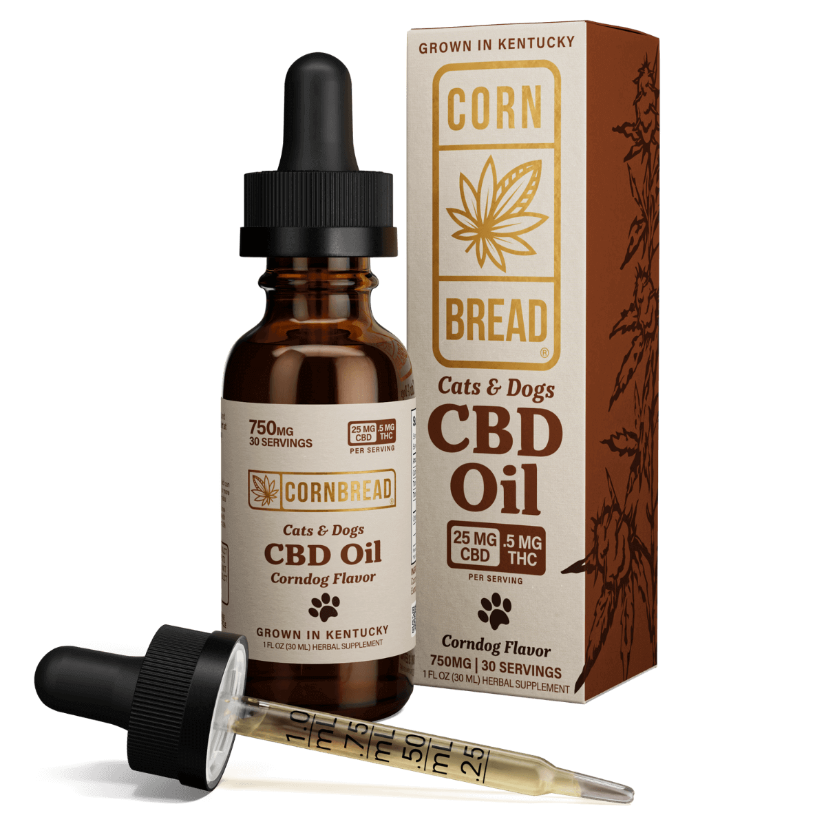 CBD Oil for Pets Cornbread Hemp