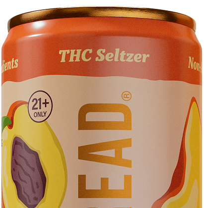 Make Life Peachy with a THC Seltzer