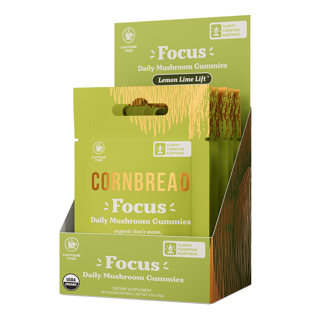Focus Mushroom Gummy 2ct Sachet (10ct POP master box)