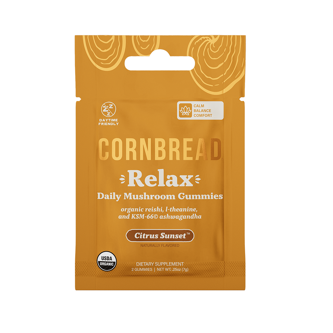 Relax Mushroom Gummy 2ct Sachet (10ct POP master box)