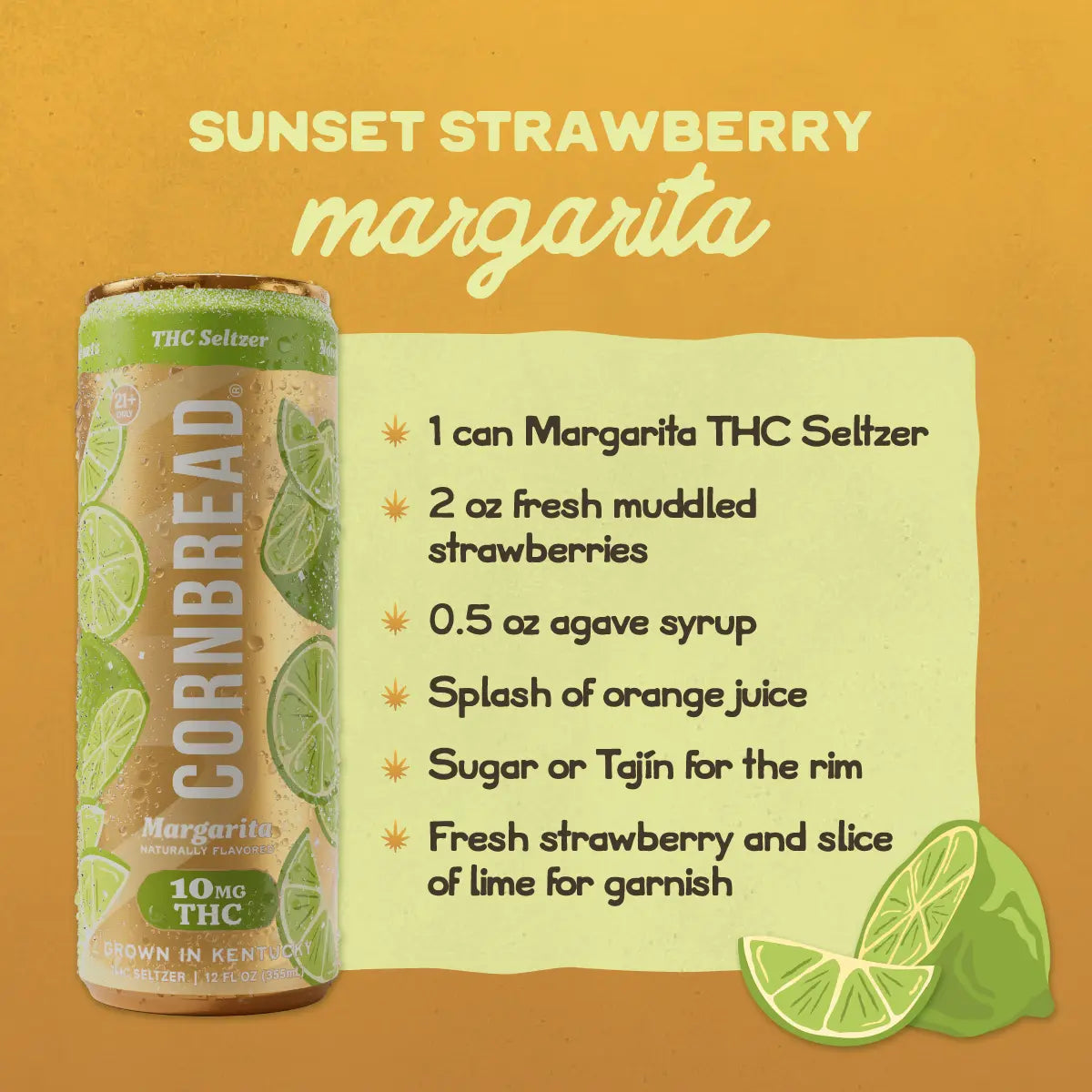 Margarita THC Seltzer