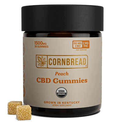 Peach CBD Gummies 1500mg