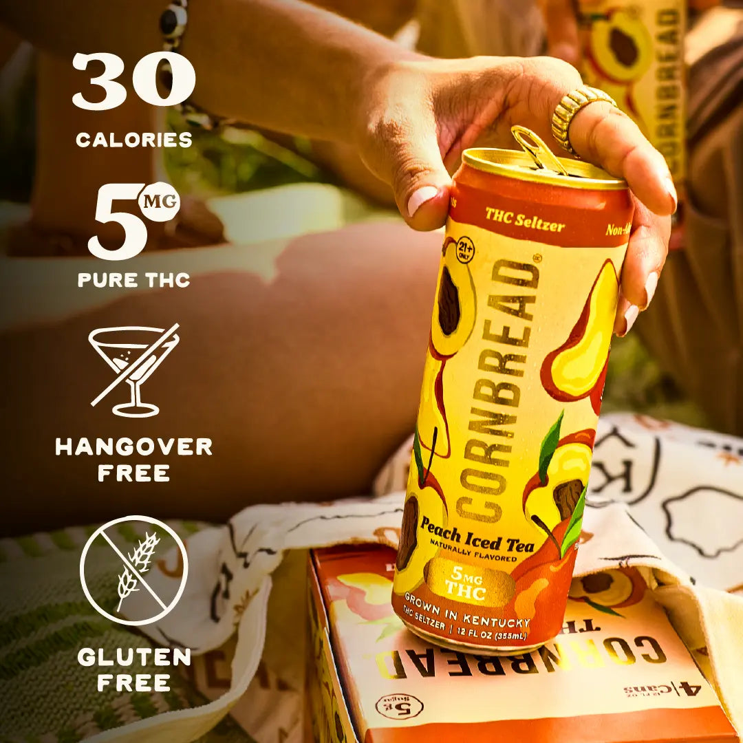 Peach Iced Tea THC Seltzer