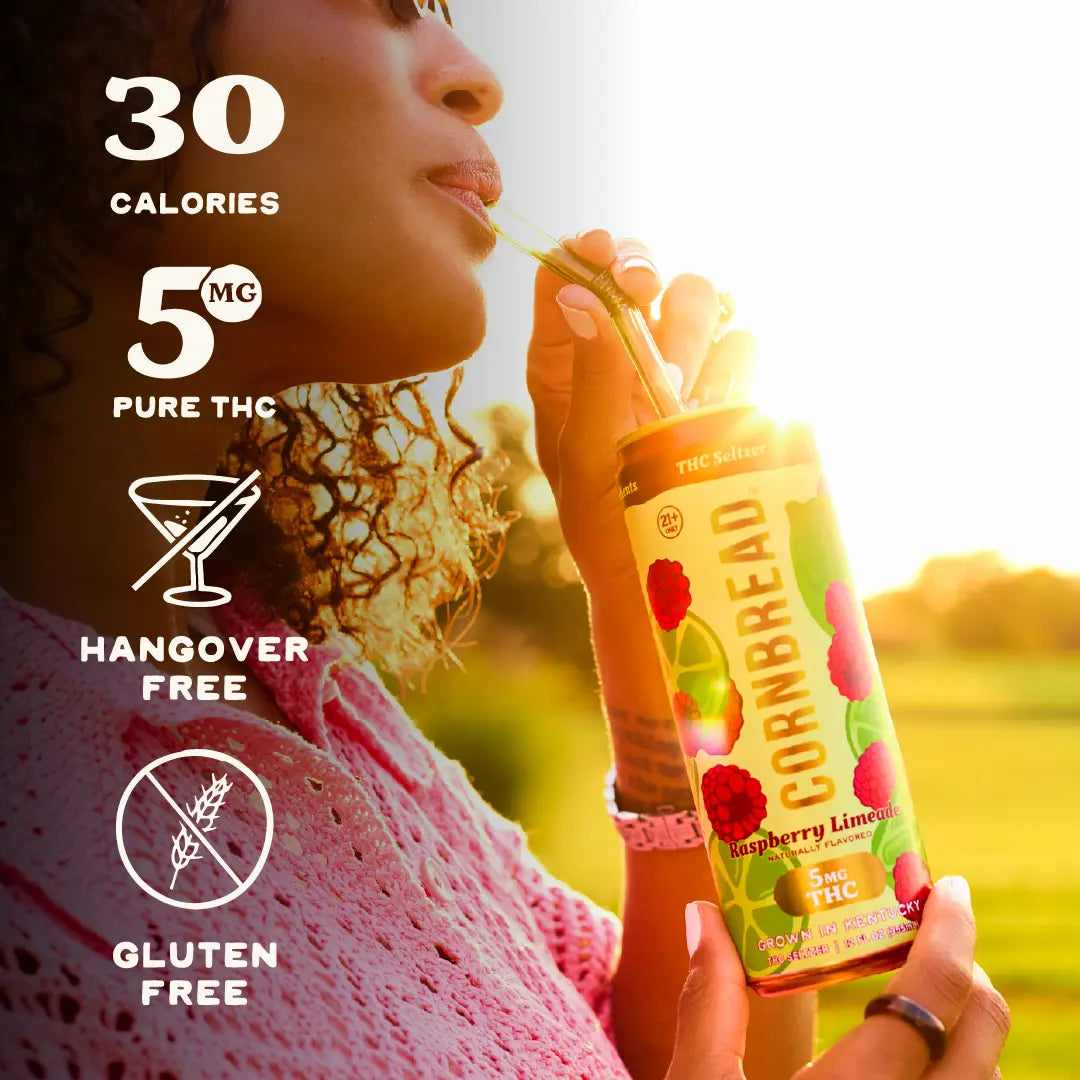 Raspberry Limeade THC Seltzer