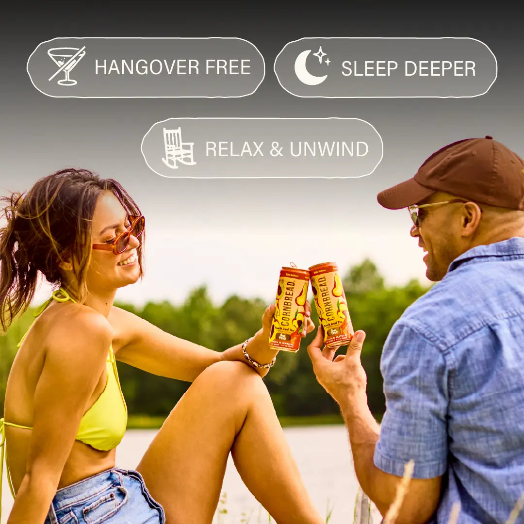 Peach Iced Tea THC Seltzer