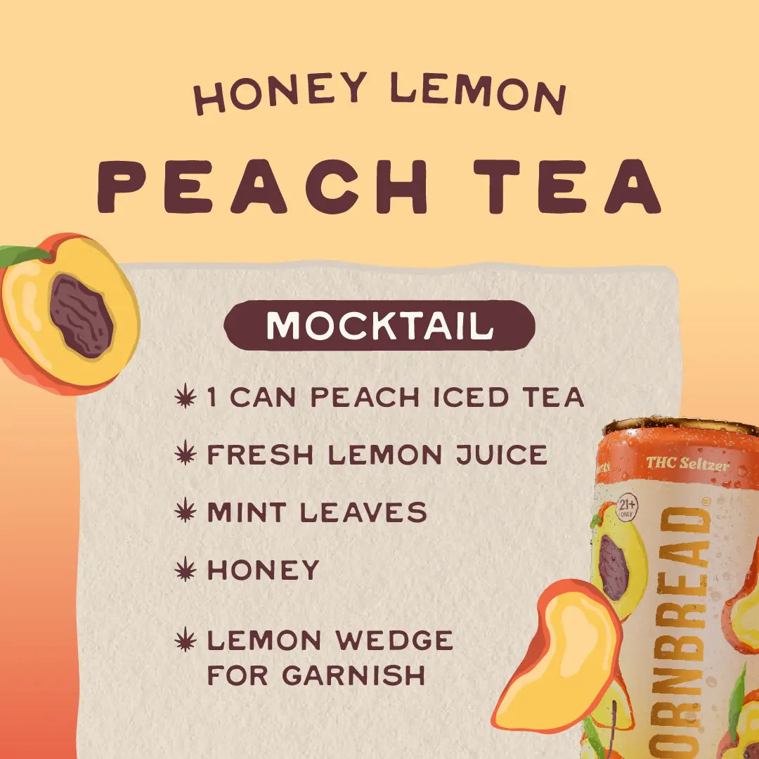 Peach Iced Tea THC Seltzer