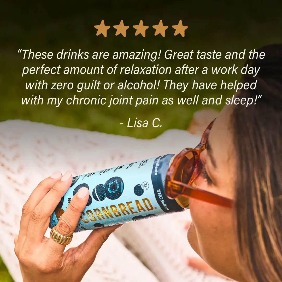 Blueberry Breeze THC Seltzer