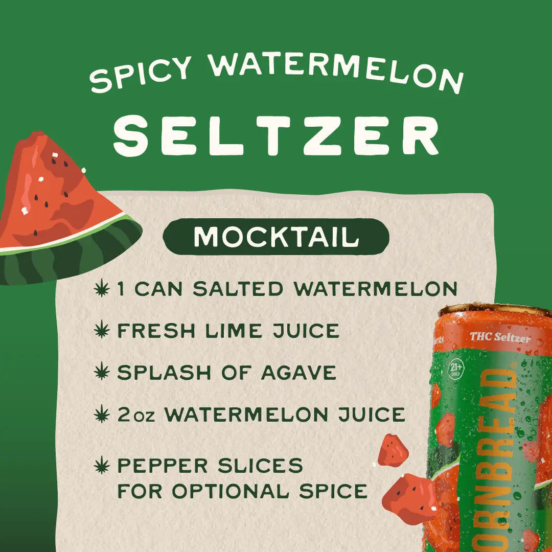 Salted Watermelon THC Seltzer