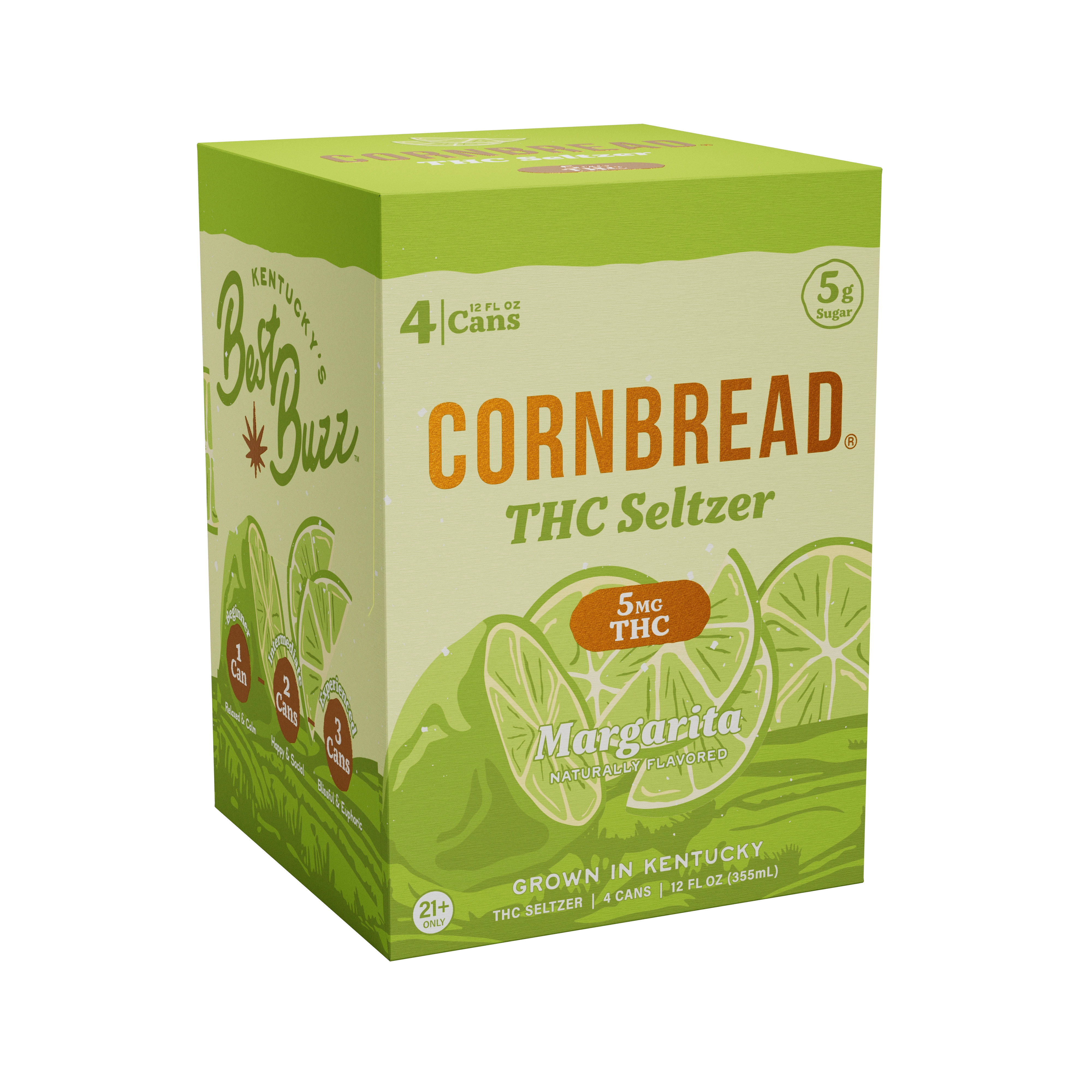 Margarita THC Seltzer (4pack)