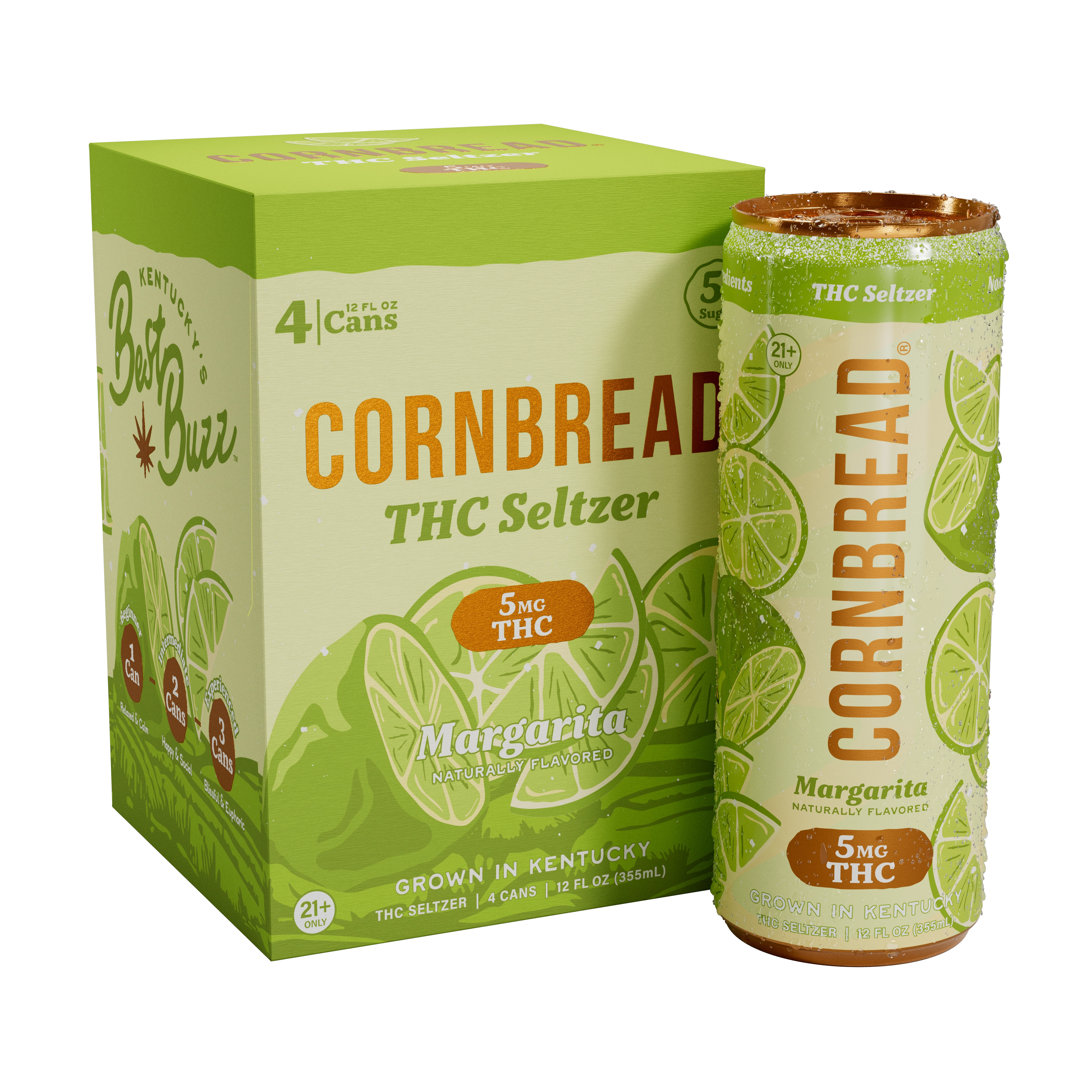 Margarita THC Seltzer (4pack)