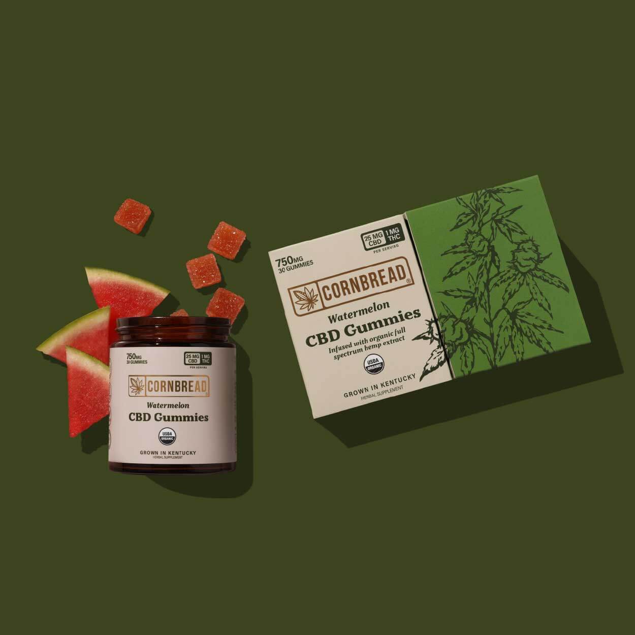 Cornbread Hemp Watermelon CBD Gummies
