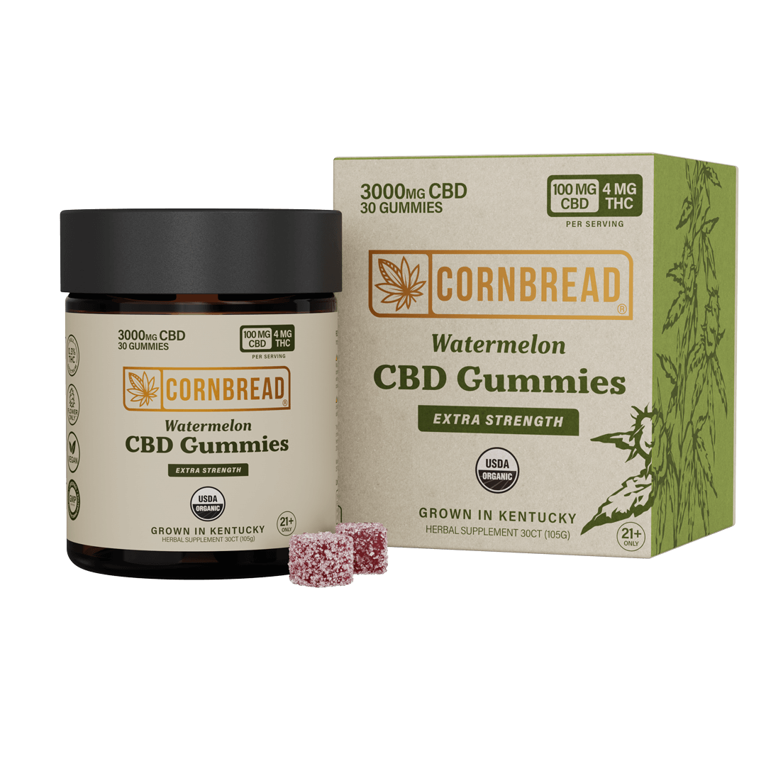 Cornbread Hemp 3000mg CBD Watermelon Gummies