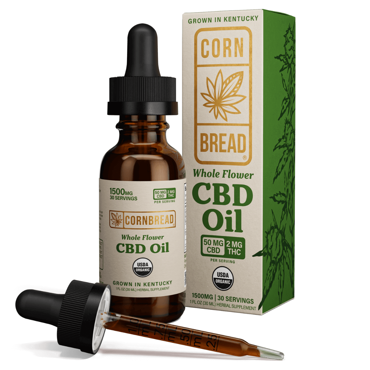 Whole Flower USDA Organic CBD Oil 1500mg