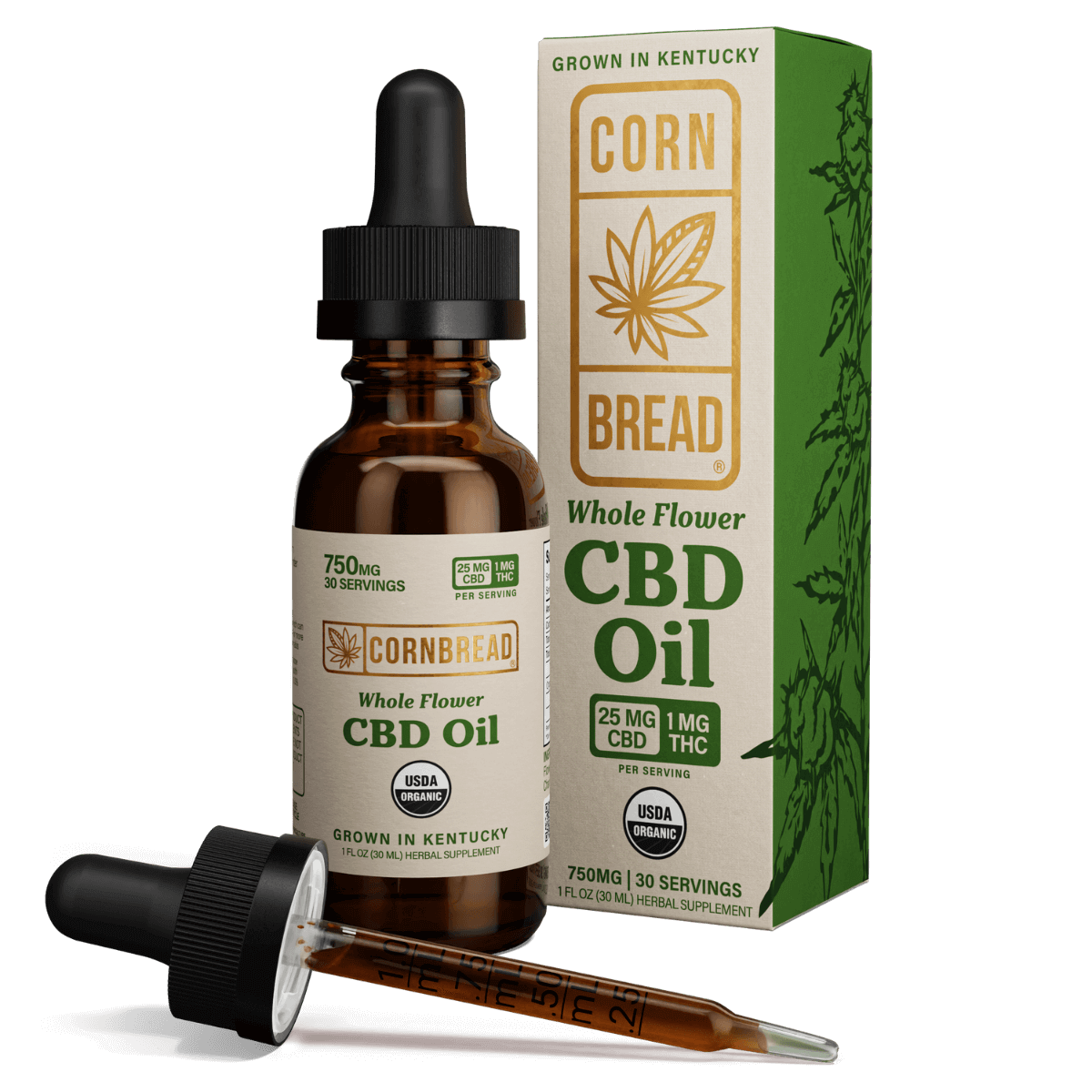 Whole Flower USDA Organic CBD Oil 750mg