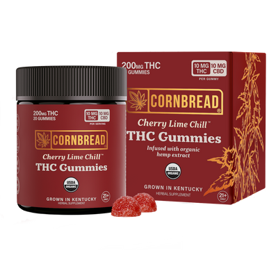 Cherry Lime Chill THC Gummies, 10mg