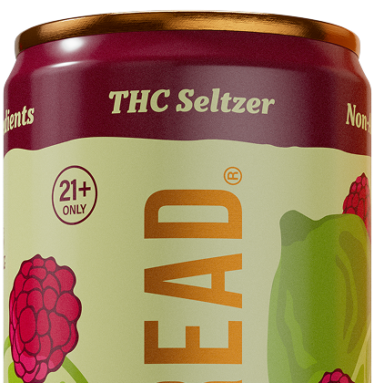 Raspberry Fields Forever in a THC Seltzer