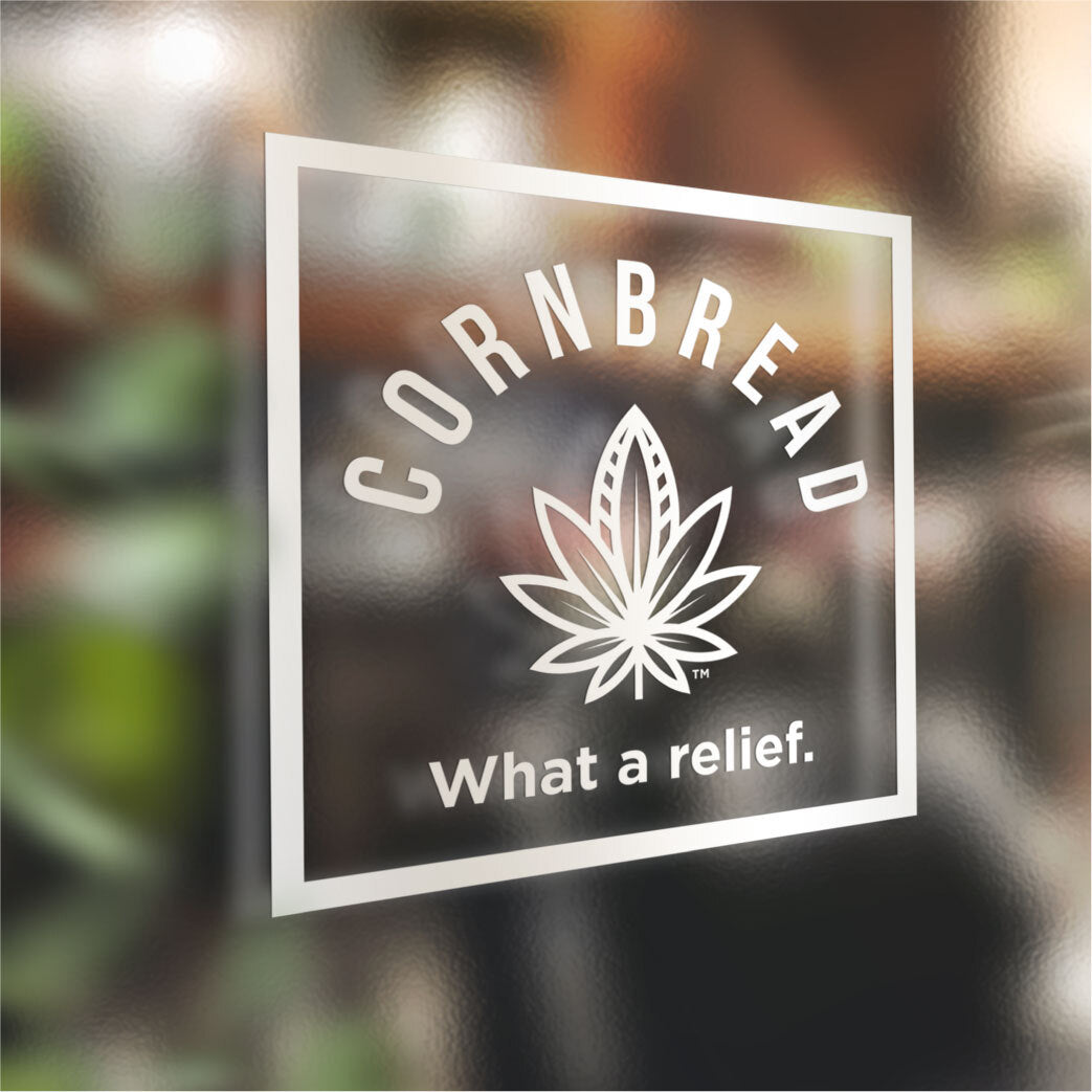Window Cling – Cornbread Hemp B2B